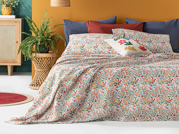 Fleurs Vives Pique bedding set 150х220 cm