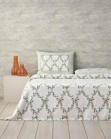 Floral Slice Pique bedding set 200х220 cm
